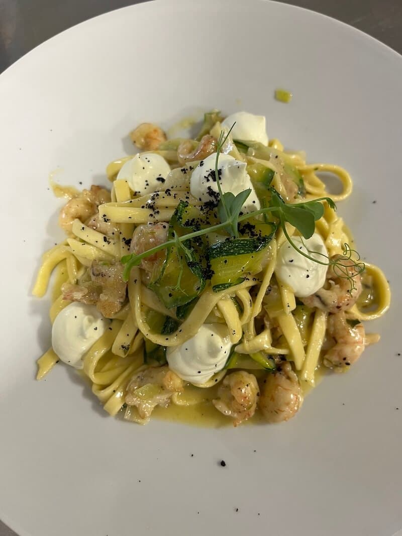 Linguine with Shrimps